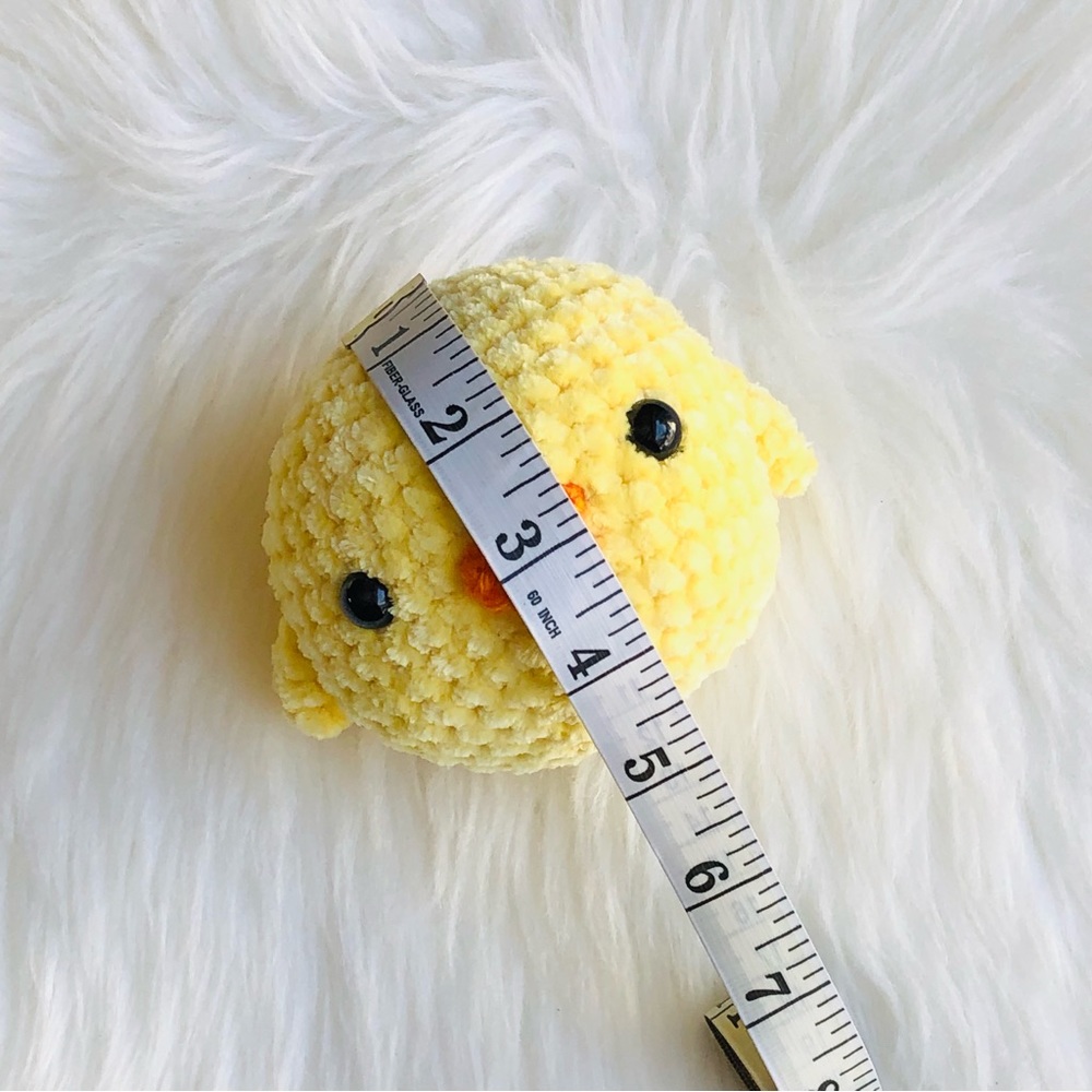 Handmade Crochet Baby Chick 1 pc - Picture 2 of 6